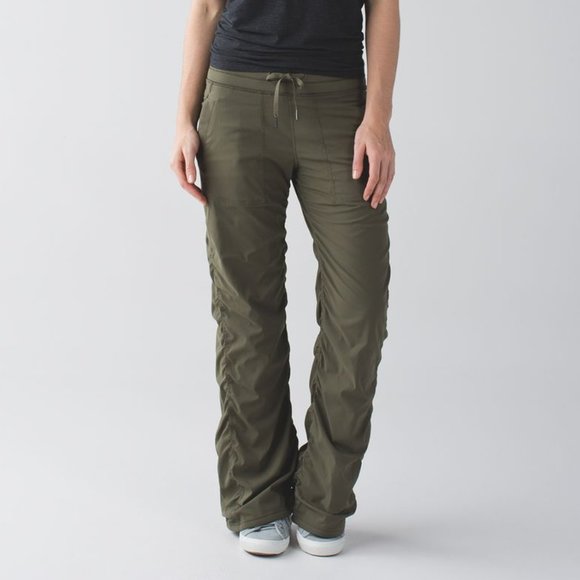 lululemon athletica Pants - Lululemon Dance Studio Pant II Lined Fatigue Green